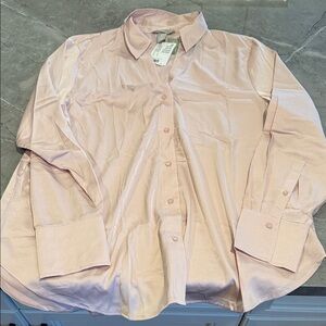 H&M Light Pink Dress Shirt for Men
